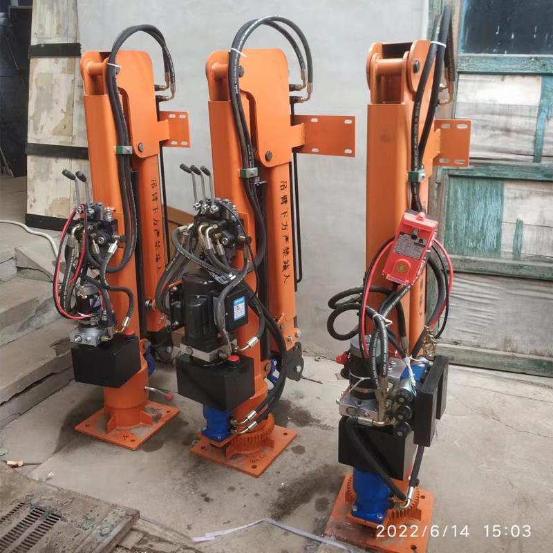 罗江区重汽蓝牌随车吊 3.2吨 国六动力强 液压驱动 农用自卸起重机